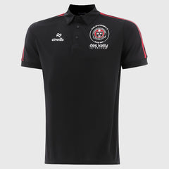 Adult [Black] Polo T-shirt