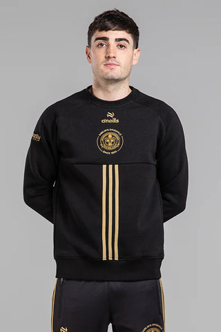 Junior 2025 Brushed Crew Neck Black/Gold