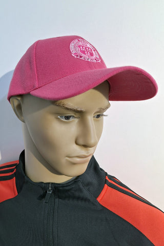 Bohs Baseball Cap - Dark Pink (Mono Crest)