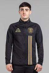 2025 Brushed Full Zip Top Black/Gold