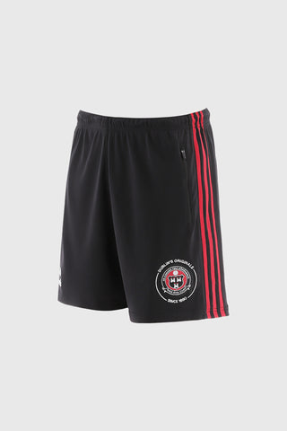 Adult [Black] Poly Shorts