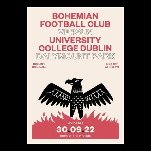 Matchday Poster V UCD  30/09/2022