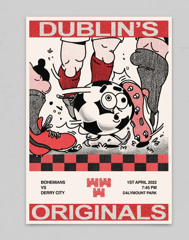 Matchday Poster V Derry 01/04/2022