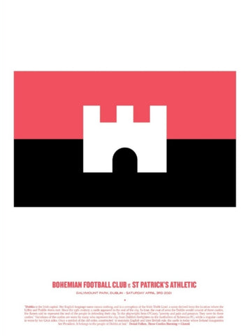 Match Day Poster v St. Pats 03/04/2021