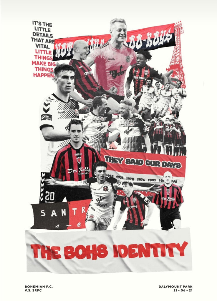Match Day Poster v Shamrock Rovers 21/06/2021