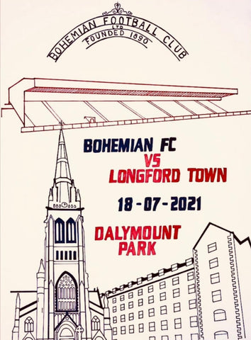 Matchday Poster V Longford 18/07/2021